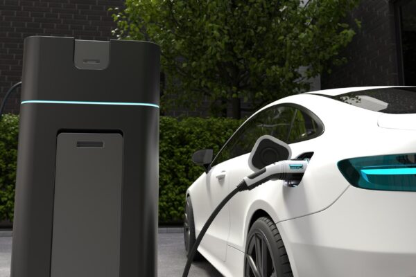Electric car charging at home Clean energy filling technology