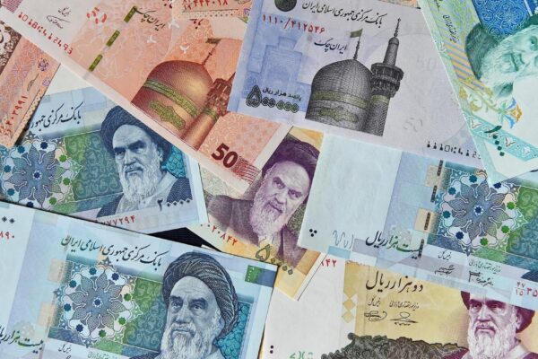 some banknotes from Iran