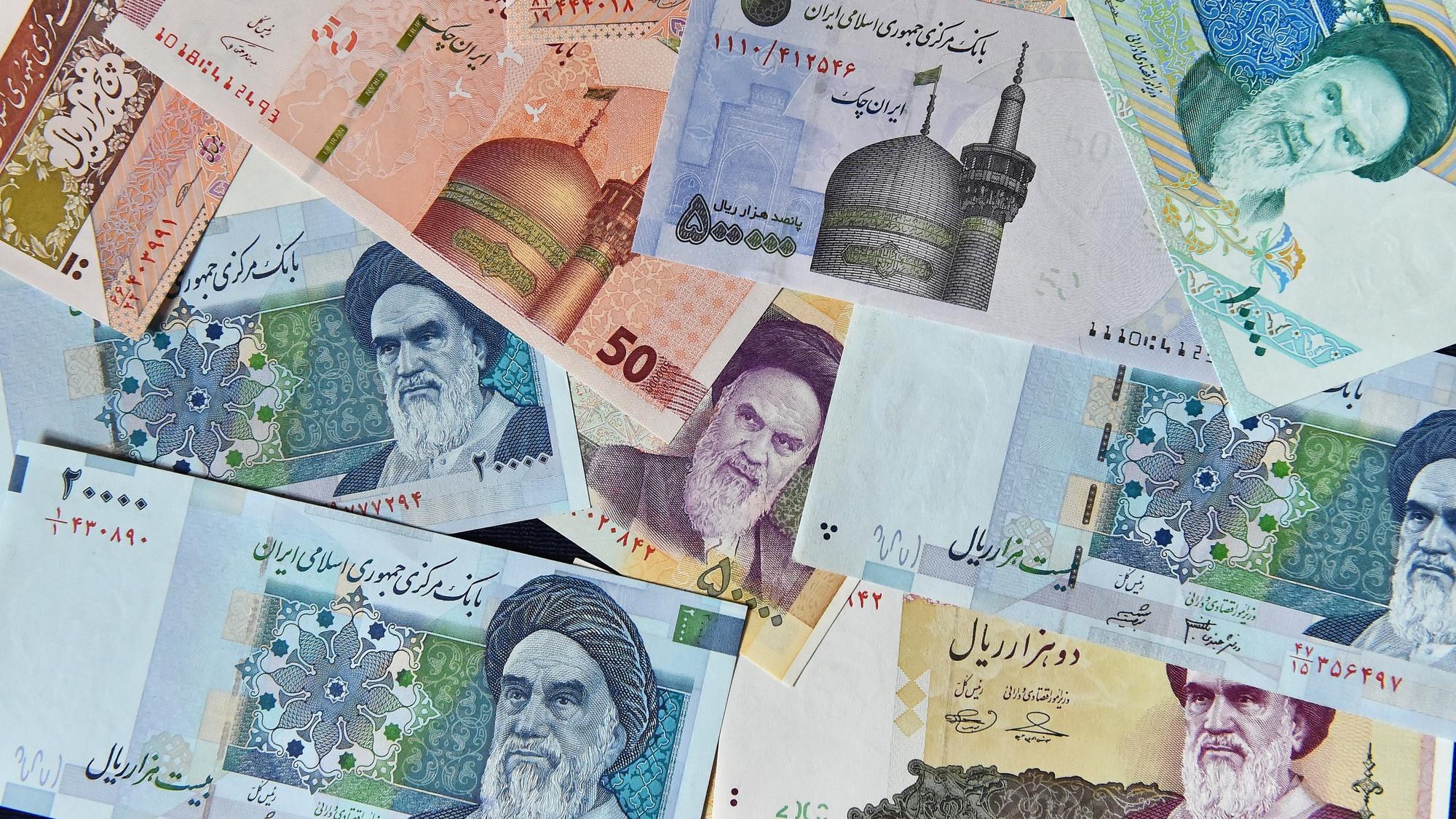 some banknotes from Iran