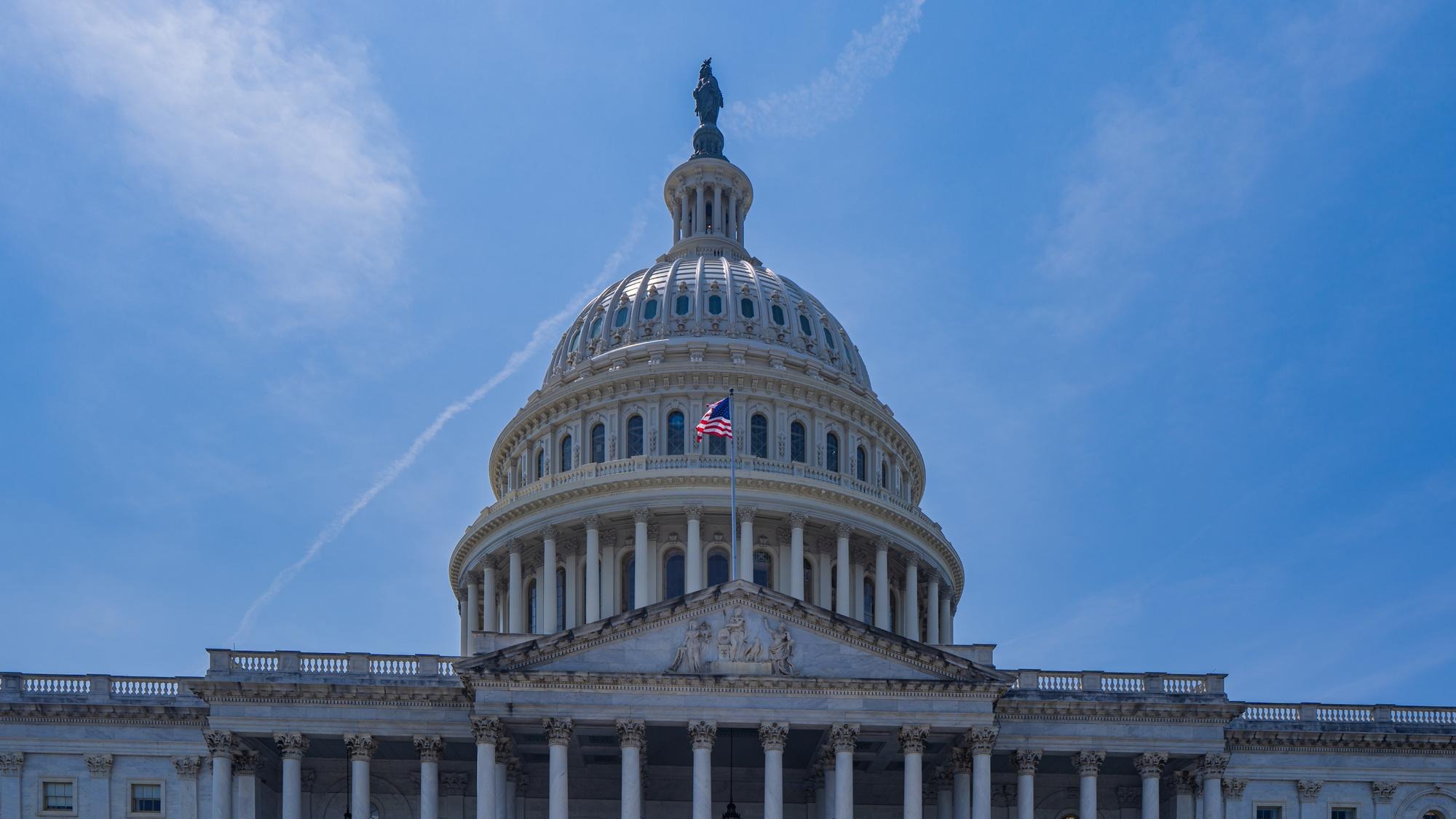 Capitol Building Historic symbol of American democracy United States Congress in Washington DC The Capitol dome over Capitol Hill Federal government in the nations capital