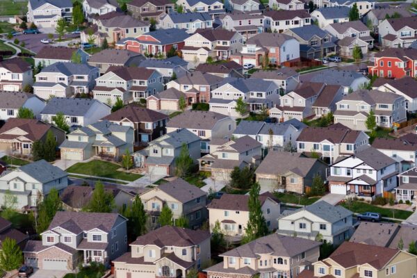 Typical american suburban development.