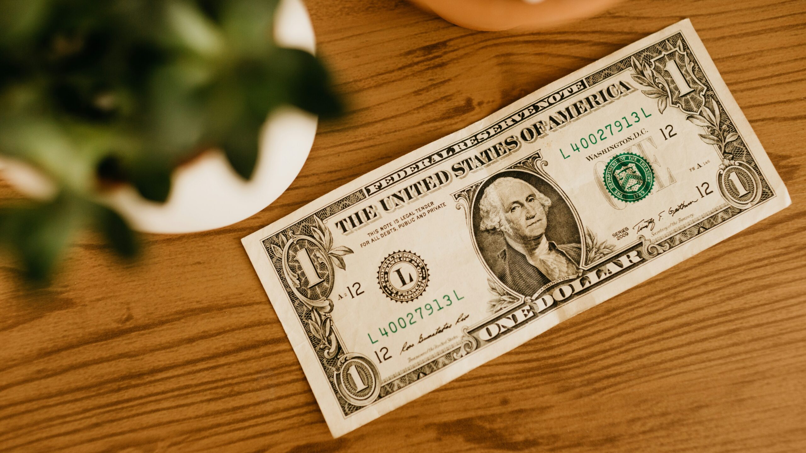 1 us dollar bill