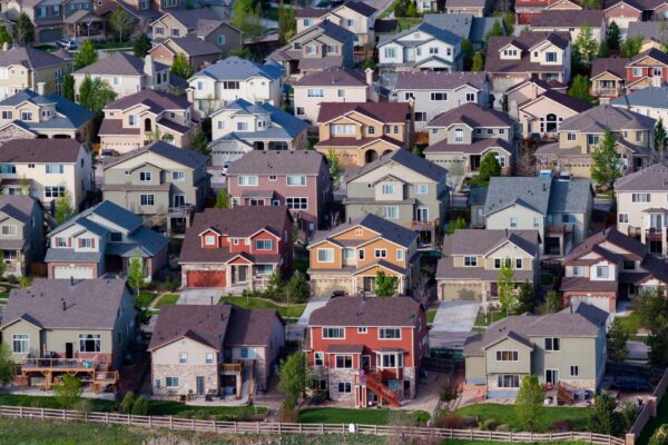 Typical american suburban development.