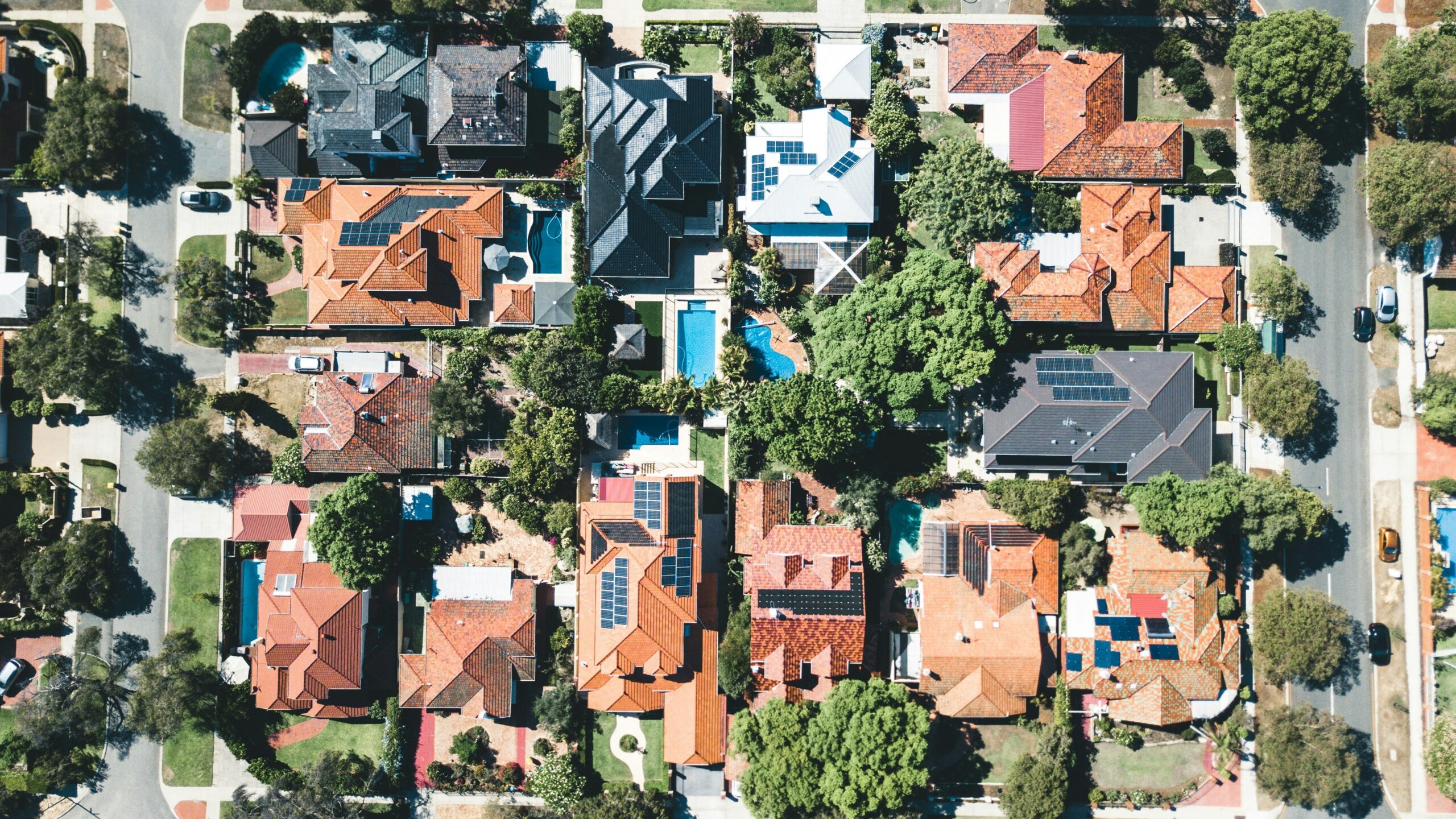aerial photography of city