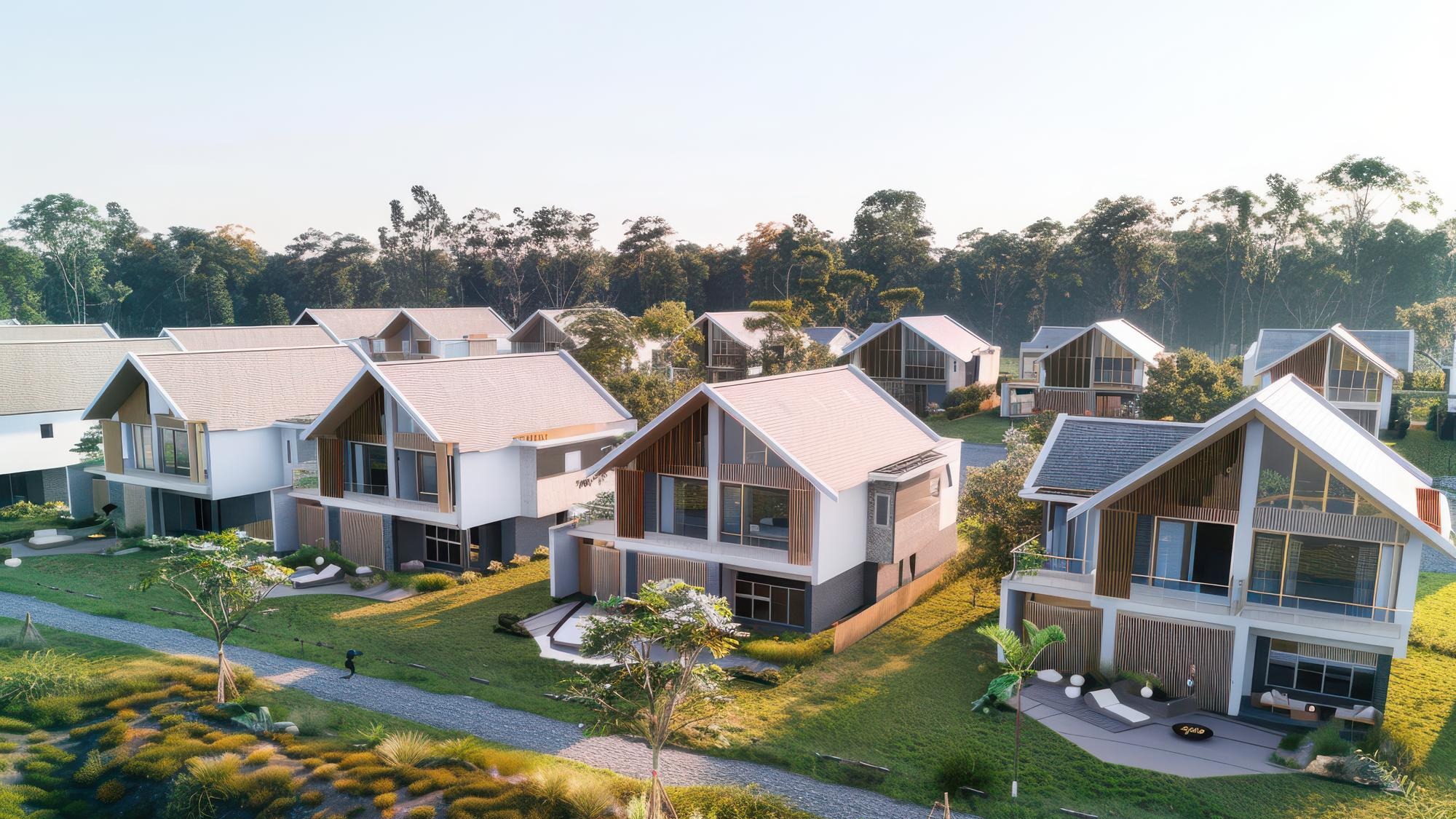 New Homes In a Line New Homes In a Line