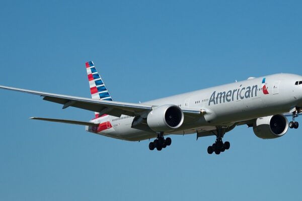 American Airlines Boeing 777 at Miami International Airport