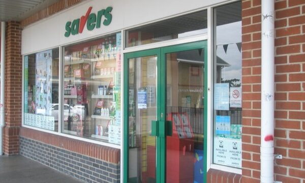 Savers fronting onto Waitrose Car Park