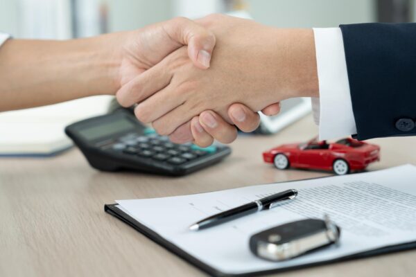 lease rental car sell buy Dealership send contract and car keys to new owner to sign Sales loan credit financial rent vehicle insurance renting Seller dealer installment car care business