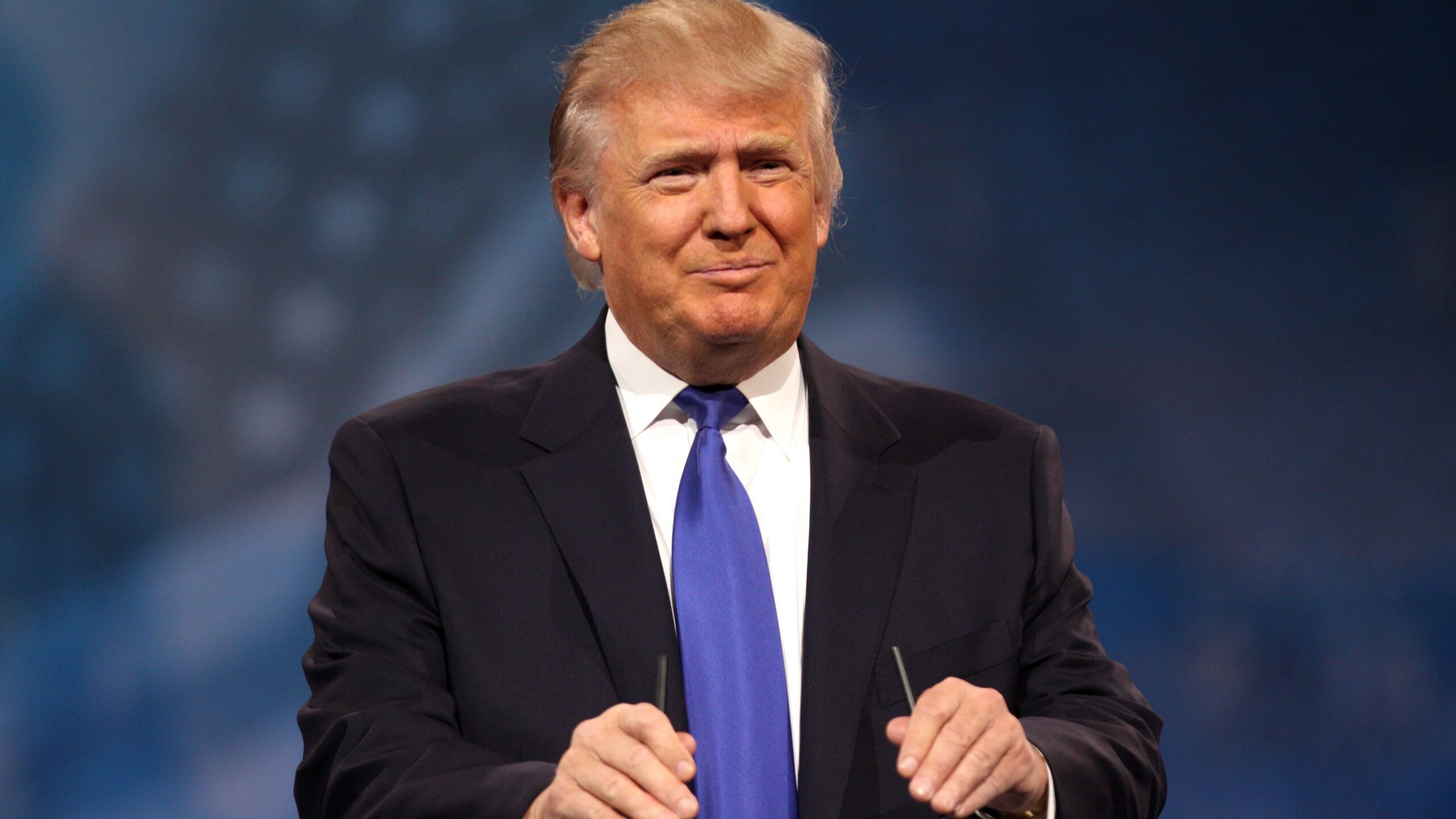 Donald Trump speaking at the 2013 Conservative Political Action Conference (CPAC) in National Harbor, Maryland. Please attribute to Gage Skidmore if used elsewhere.