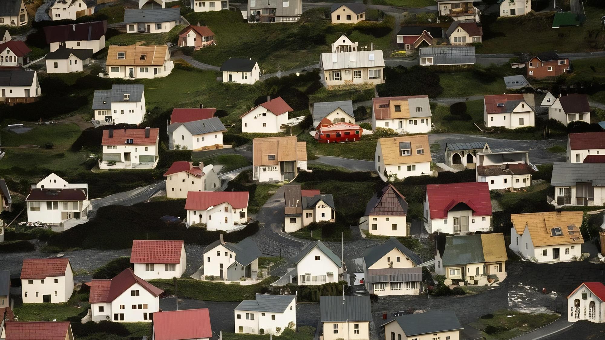 Lots of toy houses