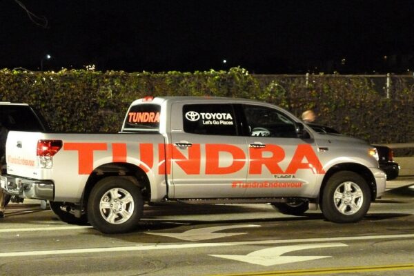 This is the Tundra that pulled the Space Shuttle Endeavour.
