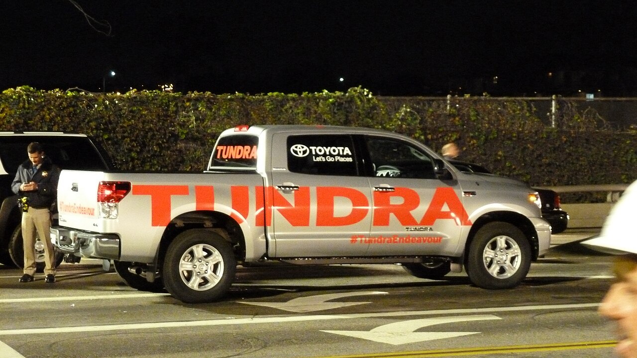This is the Tundra that pulled the Space Shuttle Endeavour.