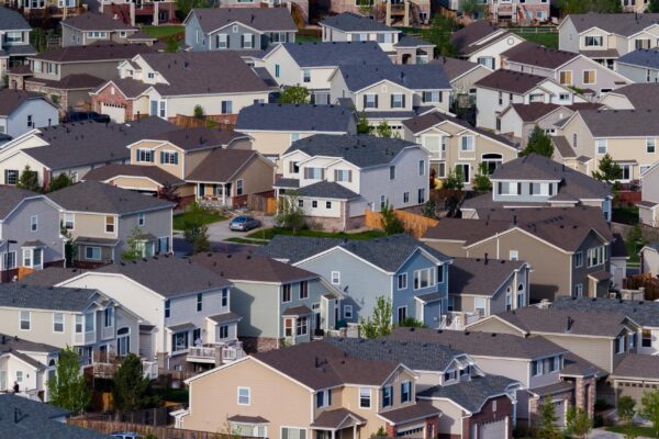 Typical american suburban development.