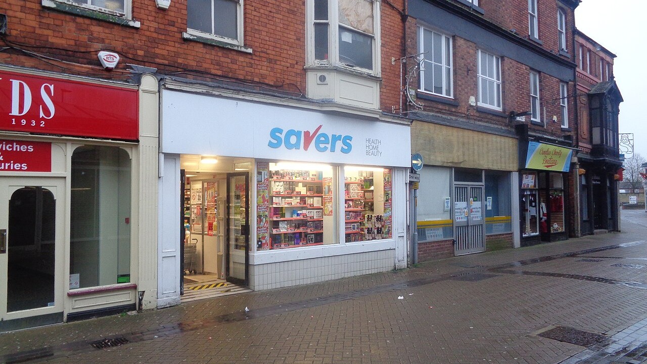 Savers, Sincil Street, Lincoln, Lincolnshire, England. Taken on the afternoon of Sunday the 13th of December 2015.