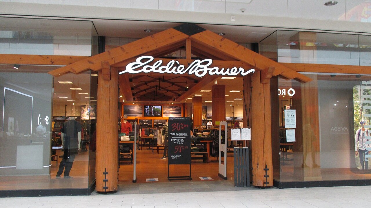 Eddie Bauer at Kingsway Mall in Edmonton, Alberta, Canada.