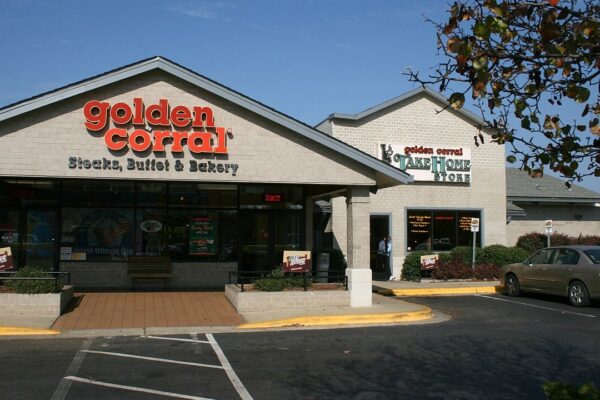 Golden Corral restaurant at 3800 North Roxboro Street in Durham, North Carolina.