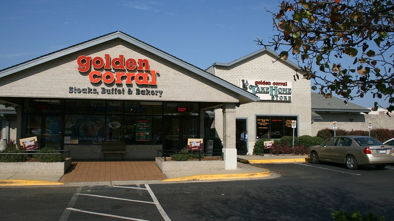 Golden Corral restaurant at 3800 North Roxboro Street in Durham, North Carolina.