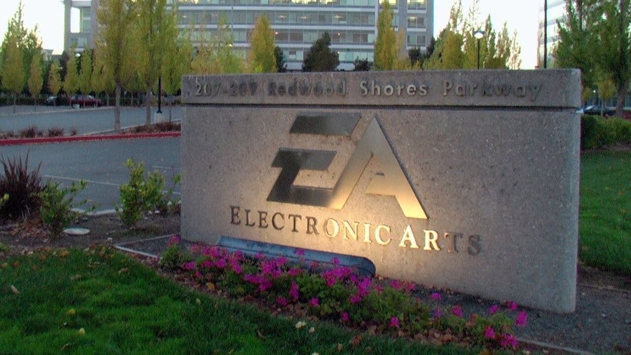 Electronic Arts world headquarters in Redwood Shores, California. (Color-corrected version)