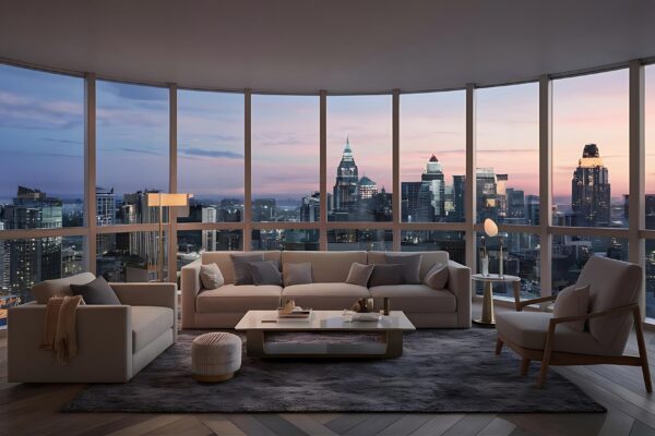 Wonderful Cityscape Penthouse Interior Design