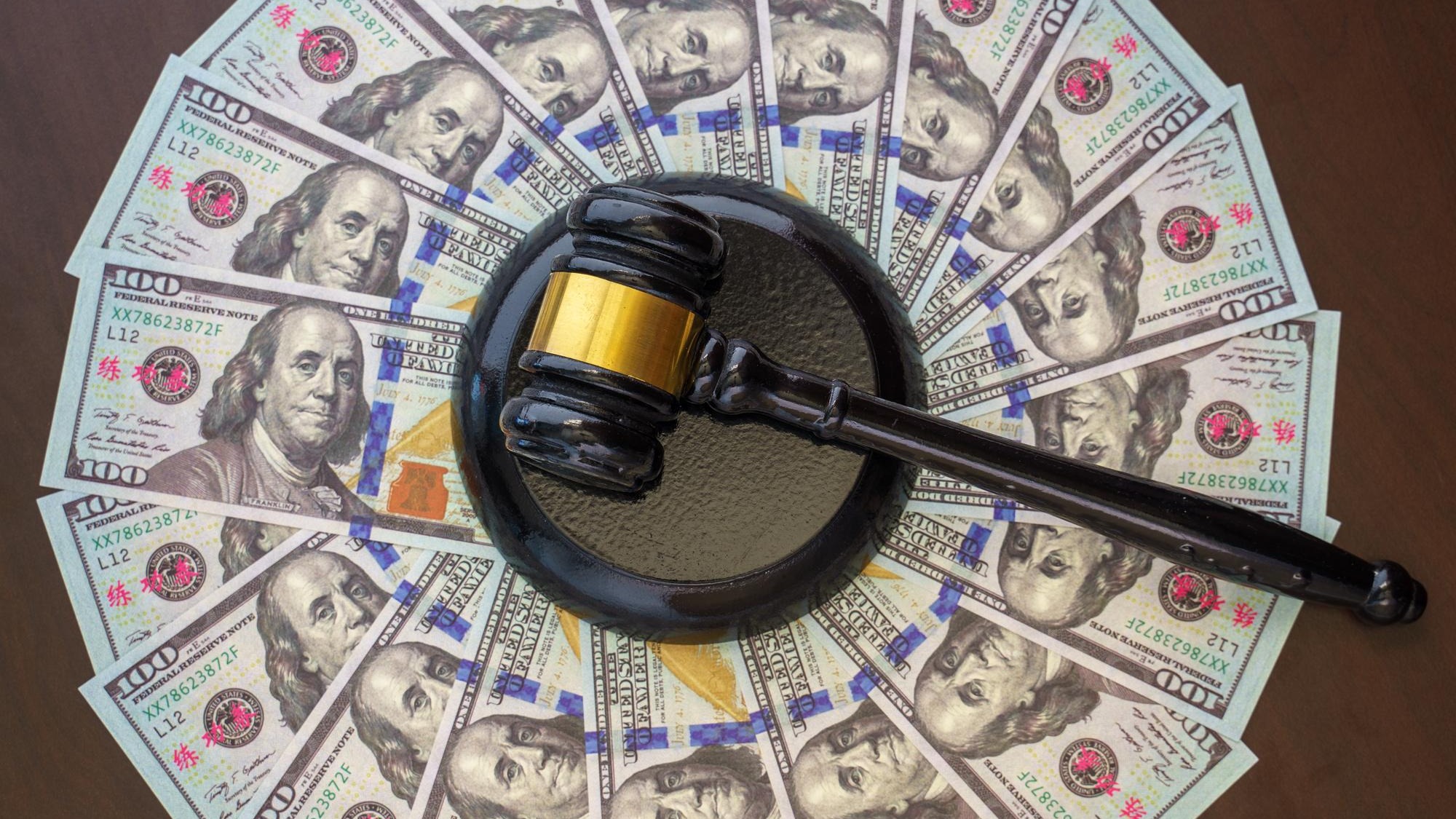 conceptual image for paying compound for the offense of the court