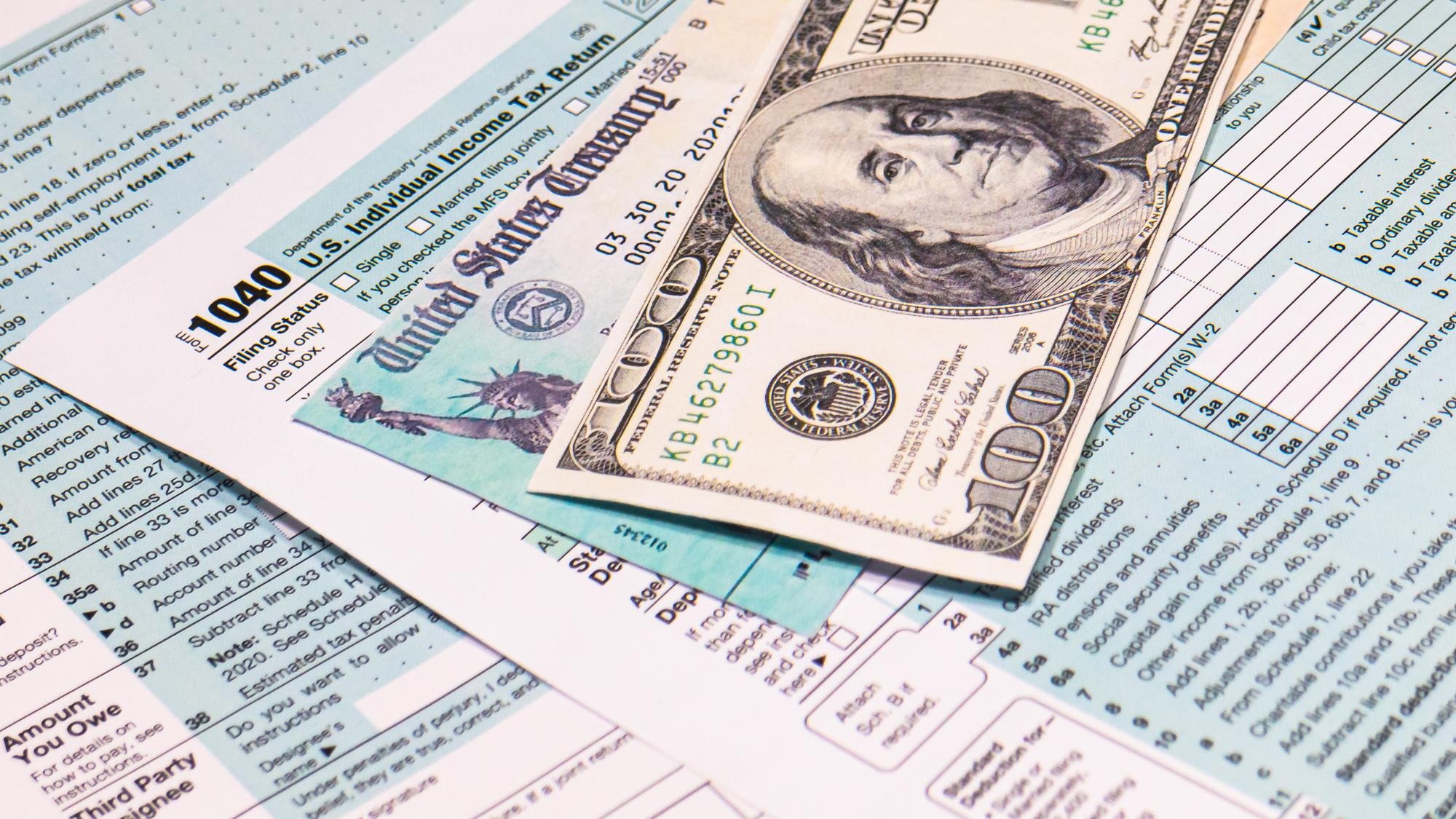 Stimulus check and 1040 Form