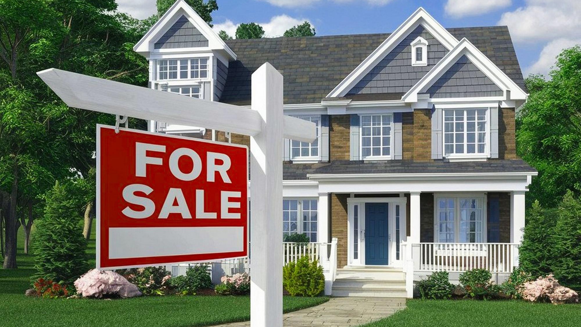 Make a Realistic 3d model of residential building Newly Constructed Modern Home of modern cozy hous