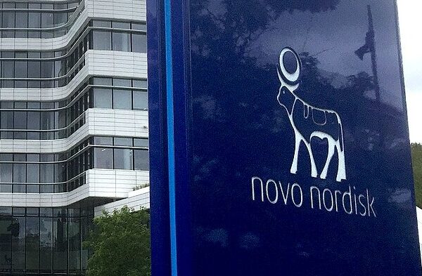 Headquarters building of Novo Nordisk in Bagsværd, Denmark.