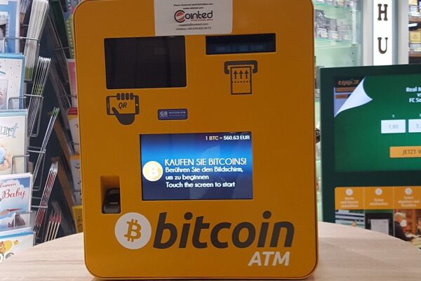 A Bitcoin ATM in Vienna - Westbahonhof