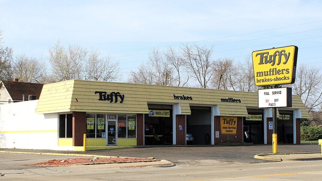 Tuffy Auto Service Center, 2441 Washtenaw Avenue, Ypsilanti Township, Michigan.