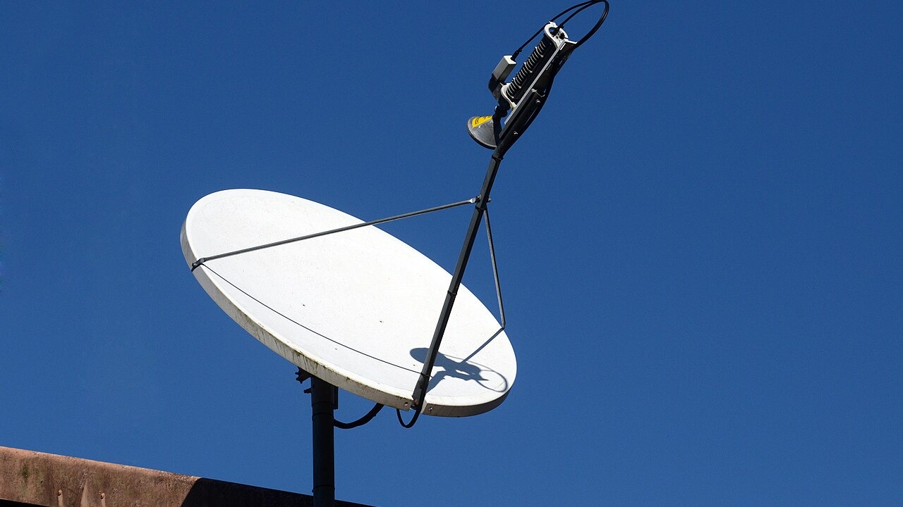 Satellite dish (for Internet?)
