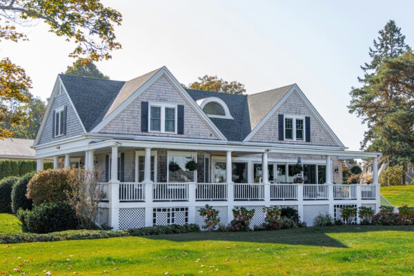 gray wooden house