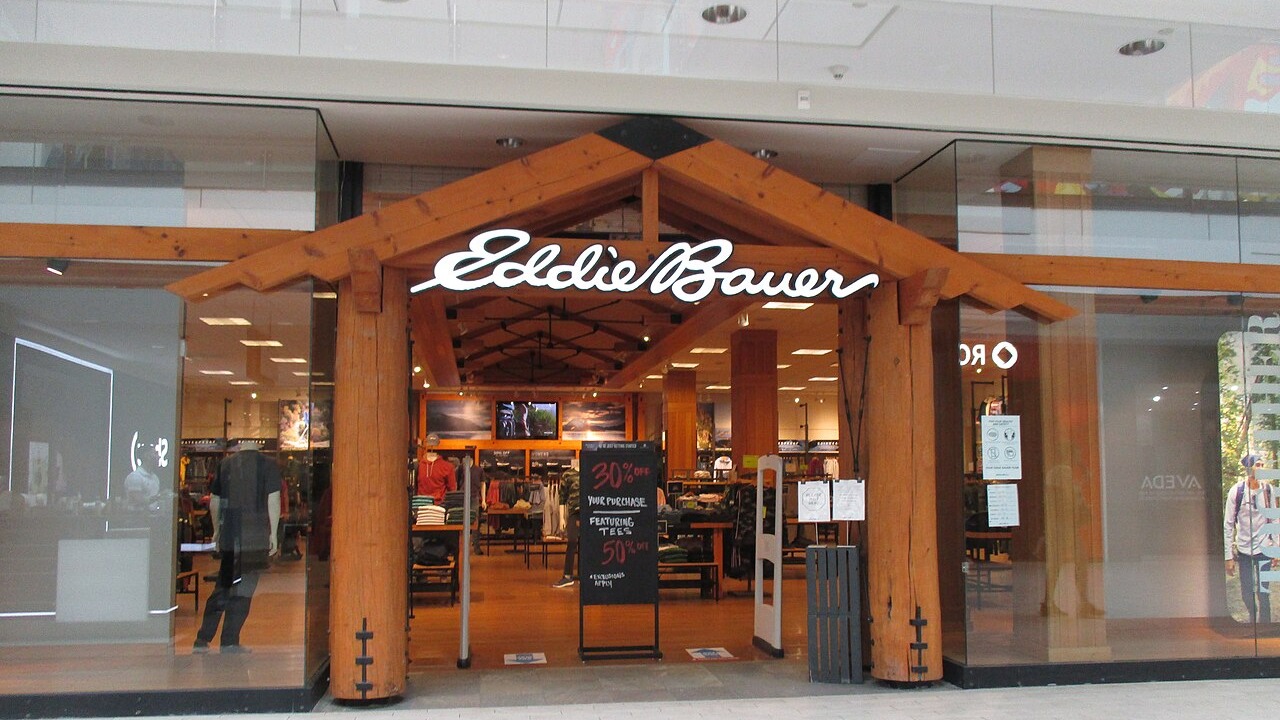 Eddie Bauer at Kingsway Mall in Edmonton, Alberta, Canada.