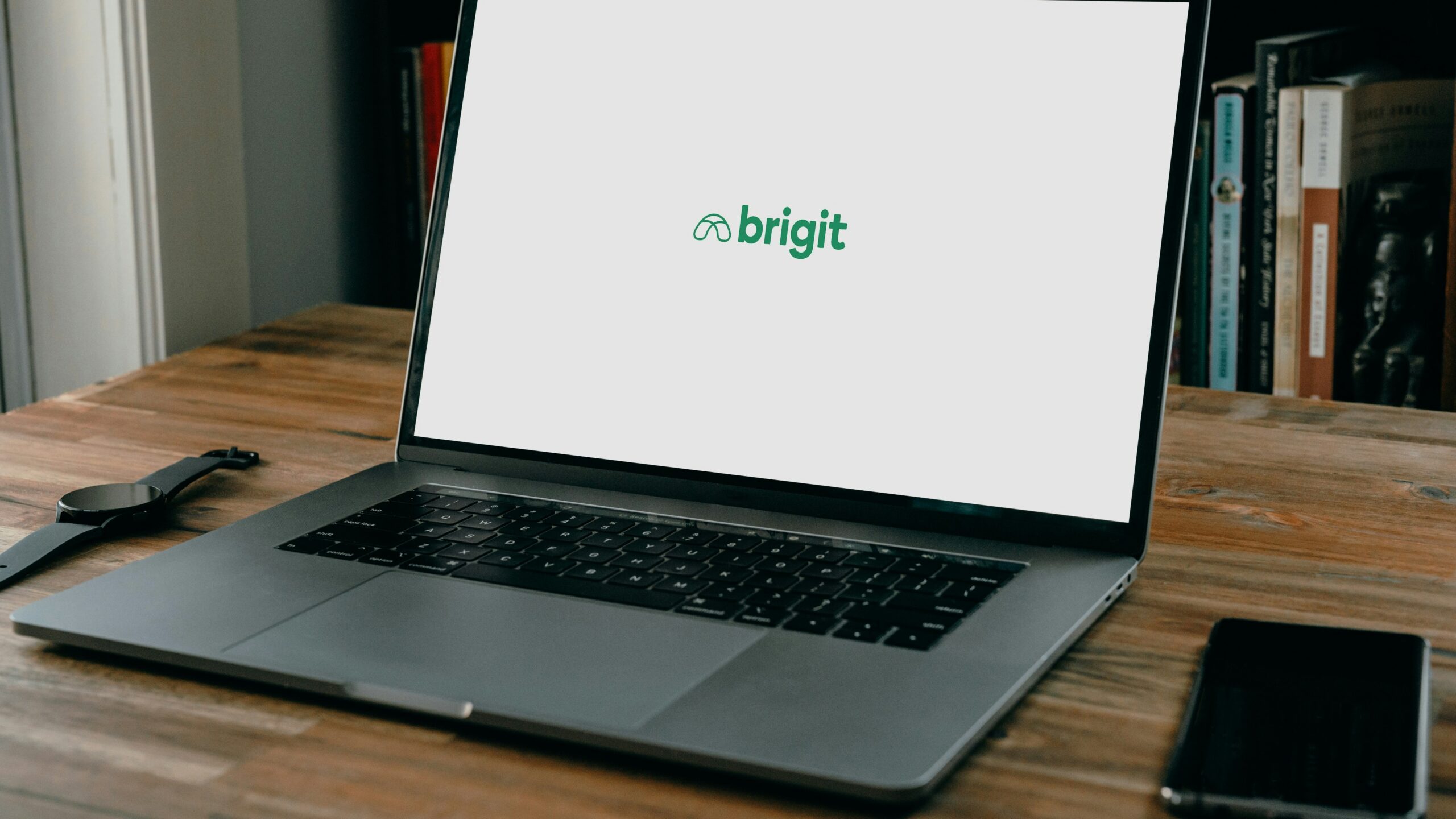 a laptop on a table