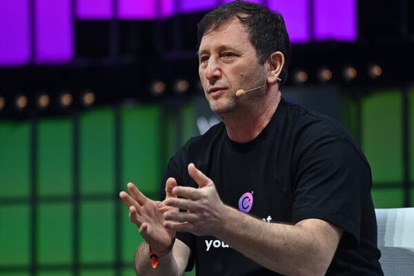 4 November 2021; Alex Mashinsky, Celcius, on Centre Stage during day three of Web Summit 2021 at the Altice Arena in Lisbon, Portugal. Photo by Piaras Ó Mídheach/Web Summit via Sportsfile