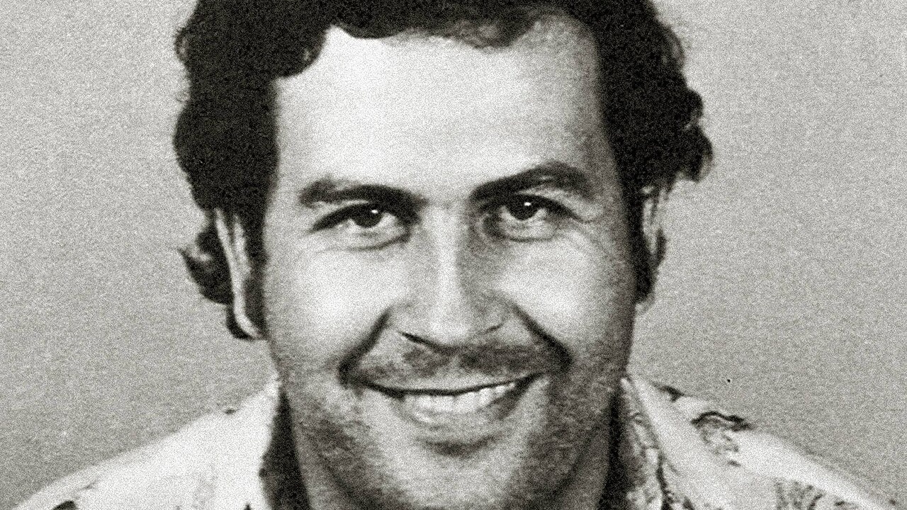 A mug shot taken by the regional Colombia control agency in Medellín in 1976.