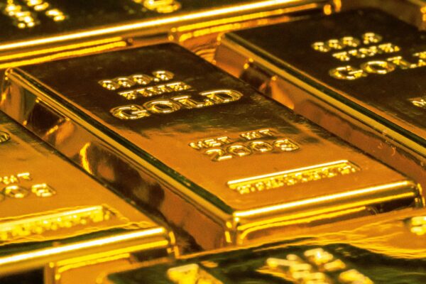 stacked gold bullion bars