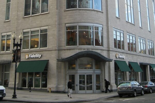 Fidelity Investments Branch on Boylston Street in Boston.