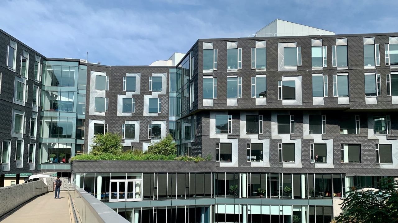 white and gray concrete building