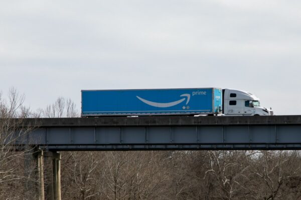 blue and white train on bridge during daytime